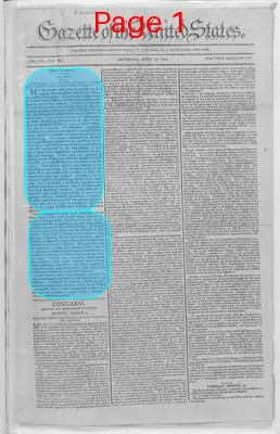Page thumbnail for Gazette Of The United States