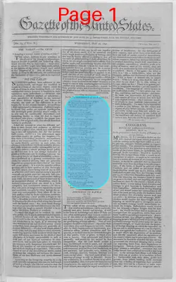 Page thumbnail for Gazette Of The United States