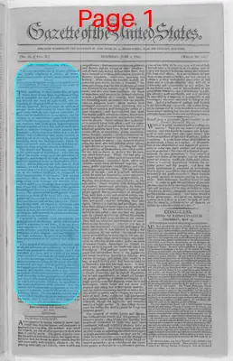 Page thumbnail for Gazette Of The United States