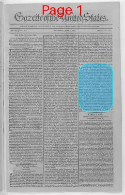 Page thumbnail for Gazette Of The United States