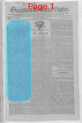 Page thumbnail for Gazette Of The United States