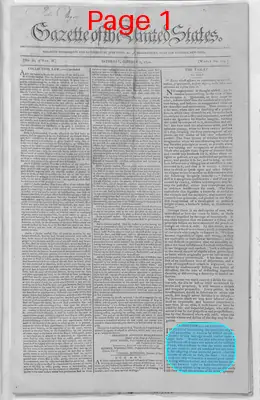 Page thumbnail for Gazette Of The United States