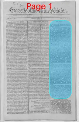 Page thumbnail for Gazette Of The United States