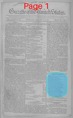 Page thumbnail for Gazette Of The United States
