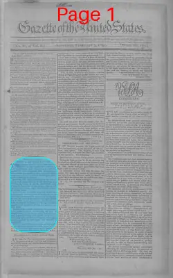 Page thumbnail for Gazette Of The United States