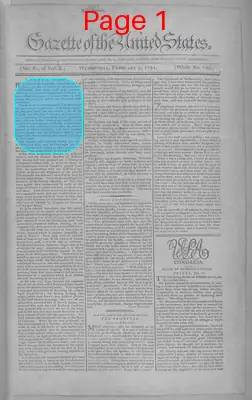 Page thumbnail for Gazette Of The United States