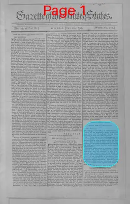 Page thumbnail for Gazette Of The United States