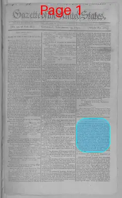 Page thumbnail for Gazette Of The United States