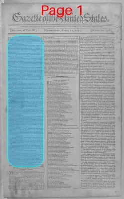 Page thumbnail for Gazette Of The United States