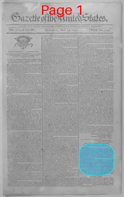 Page thumbnail for Gazette Of The United States