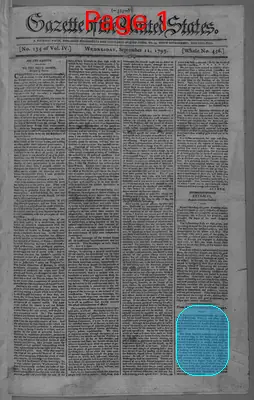 Page thumbnail for Gazette Of The United States