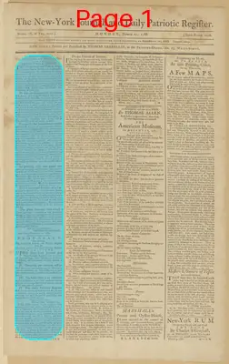 Page thumbnail for The New York Journal, And Daily Patriotic Register
