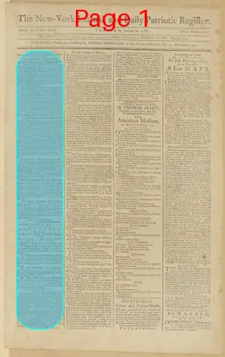 Page thumbnail for The New York Journal, And Daily Patriotic Register