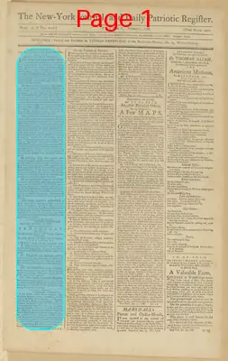 Page thumbnail for The New York Journal, And Daily Patriotic Register