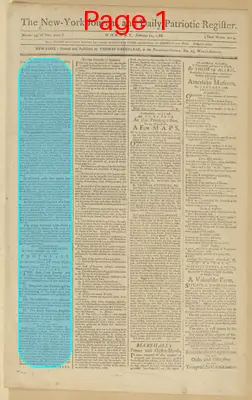 Page thumbnail for The New York Journal, And Daily Patriotic Register