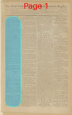Page thumbnail for The New York Journal, And Daily Patriotic Register