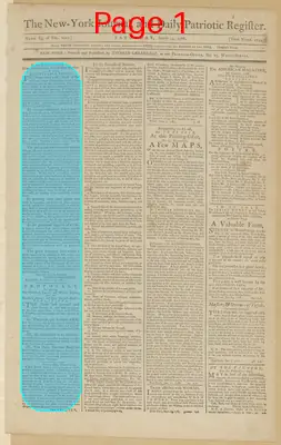 Page thumbnail for The New York Journal, And Daily Patriotic Register
