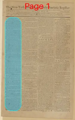 Page thumbnail for The New York Journal, And Daily Patriotic Register
