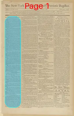 Page thumbnail for The New York Journal, And Daily Patriotic Register