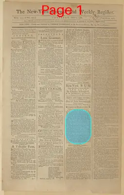 Page thumbnail for The New York Journal, And Weekly Register