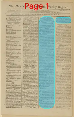 Page thumbnail for The New York Journal, And Weekly Register