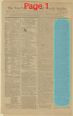 Page thumbnail for The New York Journal, And Weekly Register