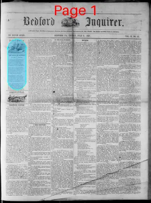 Page thumbnail for Bedford Inquirer