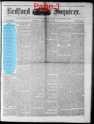 Page thumbnail for Bedford Inquirer