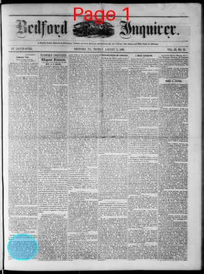 Page thumbnail for Bedford Inquirer