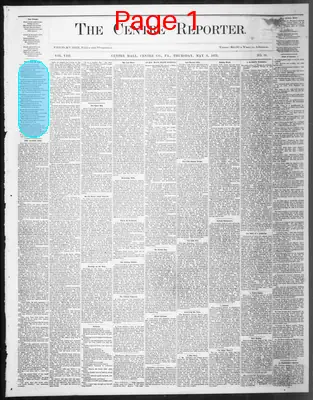 Page thumbnail for The Centre Reporter