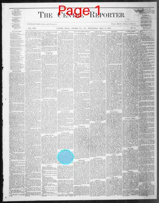 Page thumbnail for The Centre Reporter