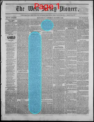 Page thumbnail for West Jersey Pioneer