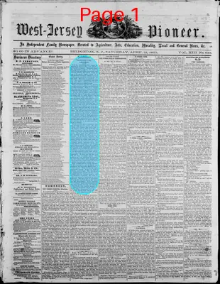 Page thumbnail for West Jersey Pioneer