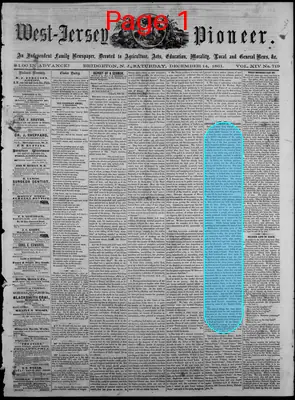 Page thumbnail for West Jersey Pioneer