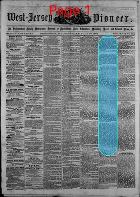 Page thumbnail for West Jersey Pioneer