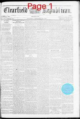Page thumbnail for Clearfield Republican