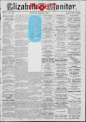 Page thumbnail for Elizabeth Daily Monitor