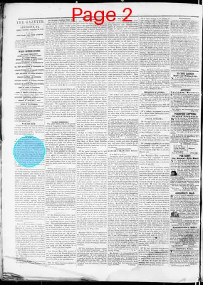Page thumbnail for Lewistown Gazette