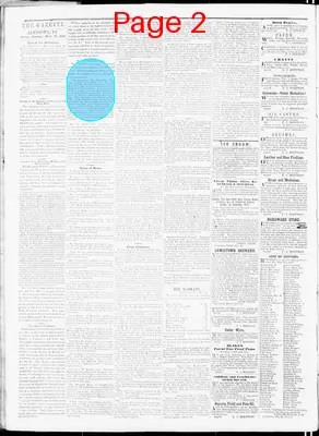 Page thumbnail for Lewistown Gazette