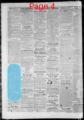 Page thumbnail for Lewistown Gazette