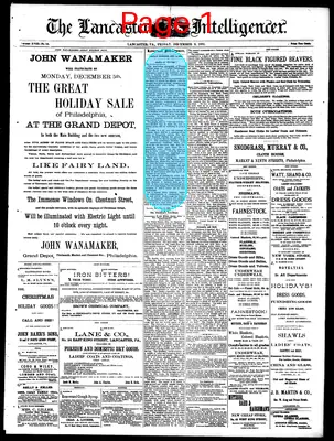Page thumbnail for Lancaster Daily Intelligencer