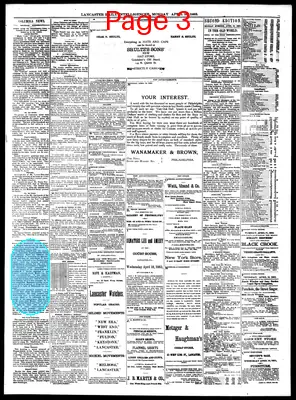 Page thumbnail for Lancaster Daily Intelligencer