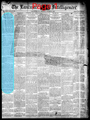 Page thumbnail for Lancaster Daily Intelligencer