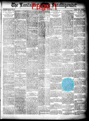 Page thumbnail for Lancaster Daily Intelligencer