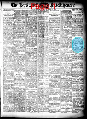 Page thumbnail for Lancaster Daily Intelligencer