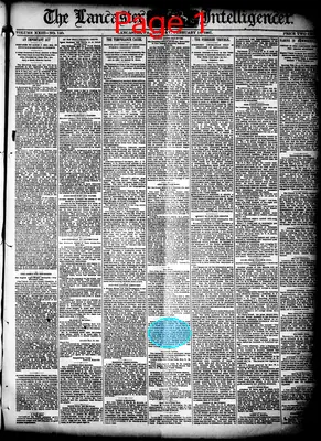 Page thumbnail for Lancaster Daily Intelligencer