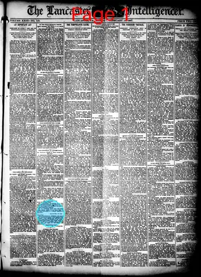 Page thumbnail for Lancaster Daily Intelligencer