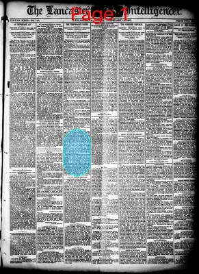 Page thumbnail for Lancaster Daily Intelligencer