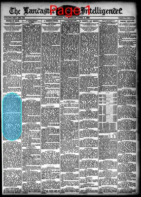 Page thumbnail for Lancaster Daily Intelligencer