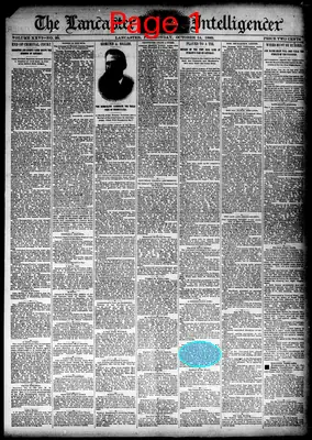 Page thumbnail for Lancaster Daily Intelligencer